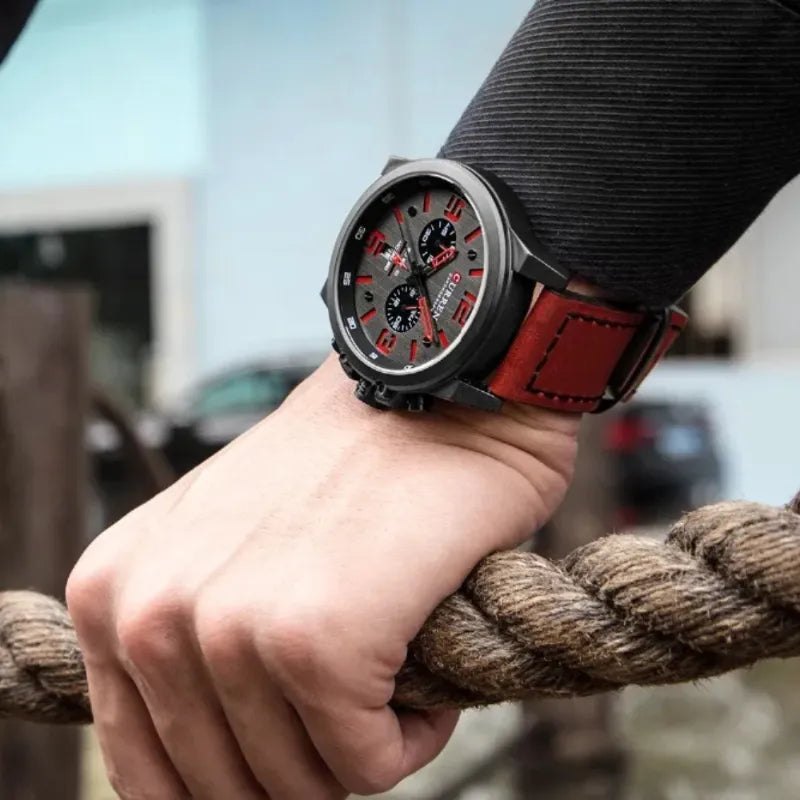 Montre Quartz Homme Militaire Style Commando Cadran Tactique