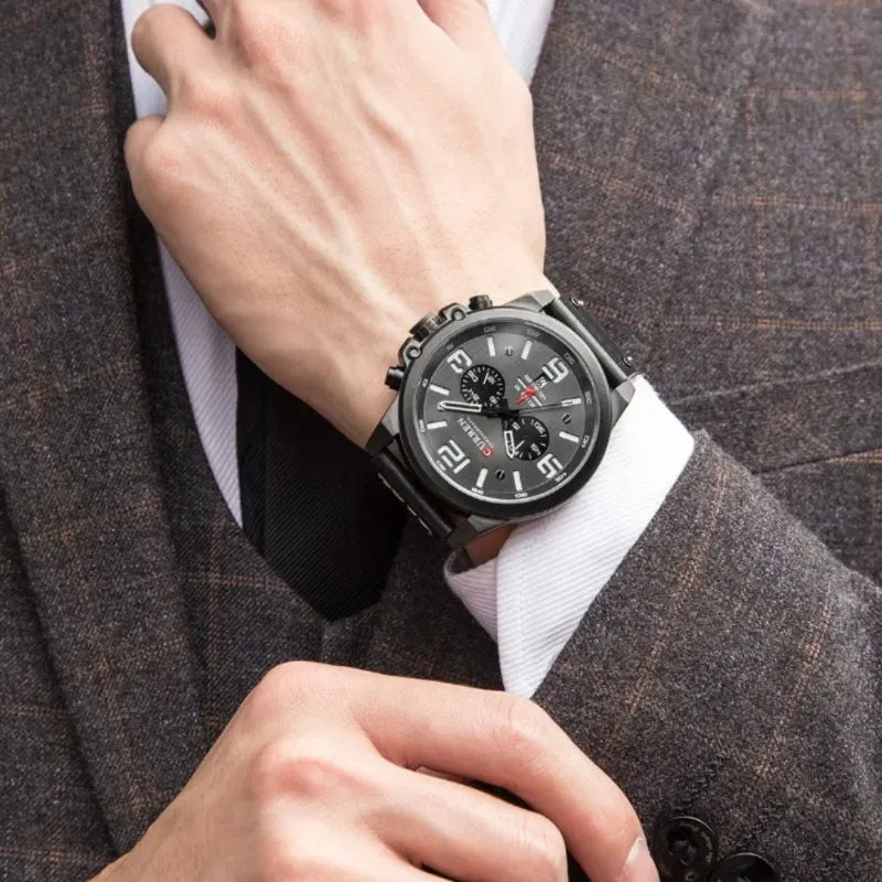 Montre Quartz Homme Militaire Style Commando Cadran Tactique