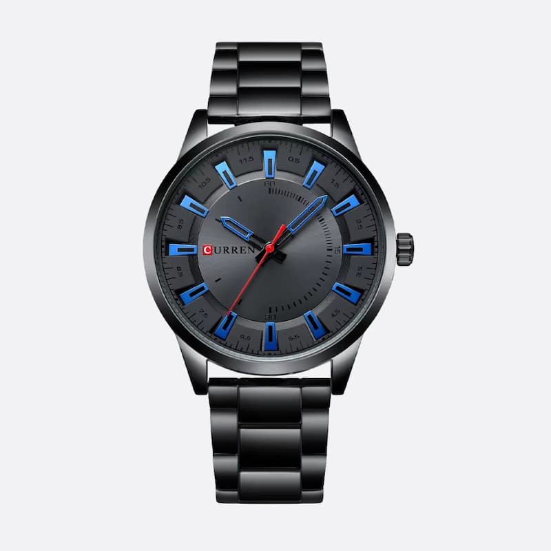Montre Sport Chronographe Homme Acier Inoxydable