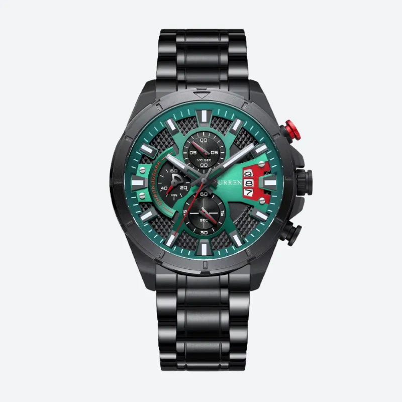 Montre Sport Chronographe Homme Style Racing