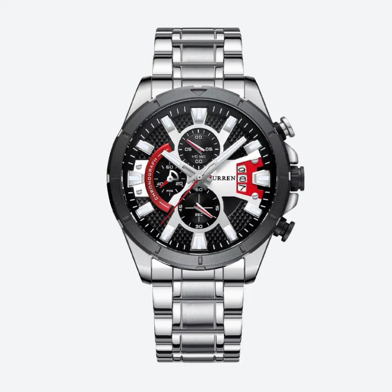 Montre Sport Chronographe Homme Style Racing