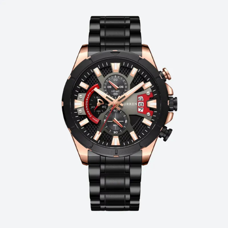 Montre Sport Chronographe Homme Style Racing