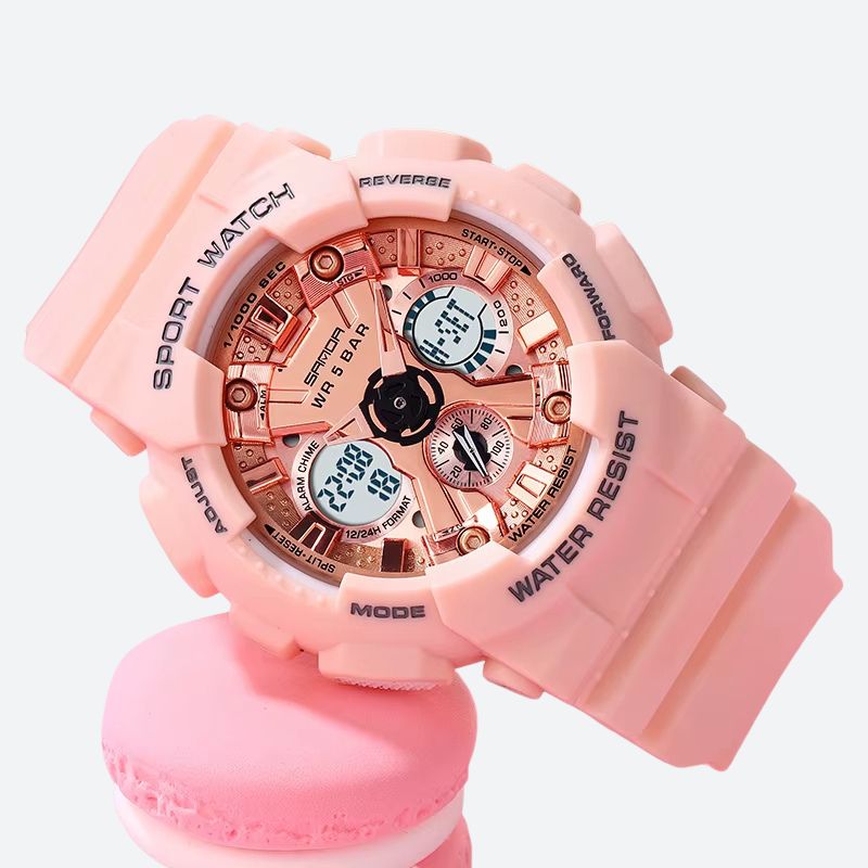 Montre Sport Femme Digitale Robuste Antichoc