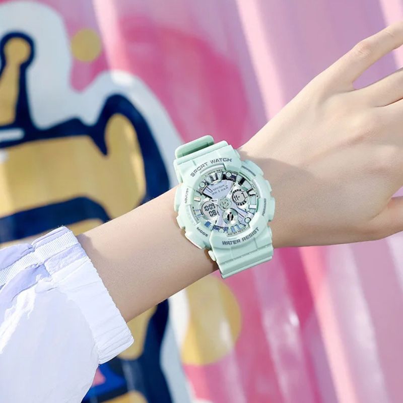 Montre Sport Femme Digitale Robuste Antichoc