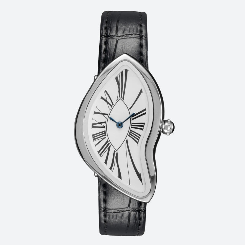 Montre Vintage Femme Forme Irrégulière Verre Renforcé