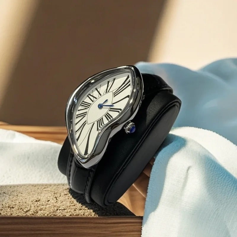 Montre Vintage Femme Forme Irrégulière Verre Renforcé