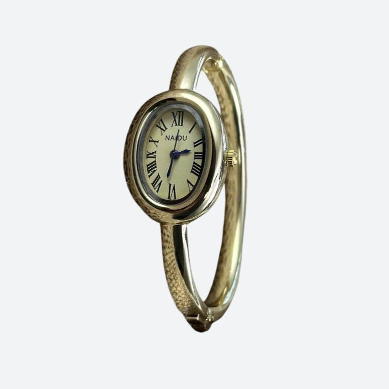 Montre Vintage Femme Ovale Élégante