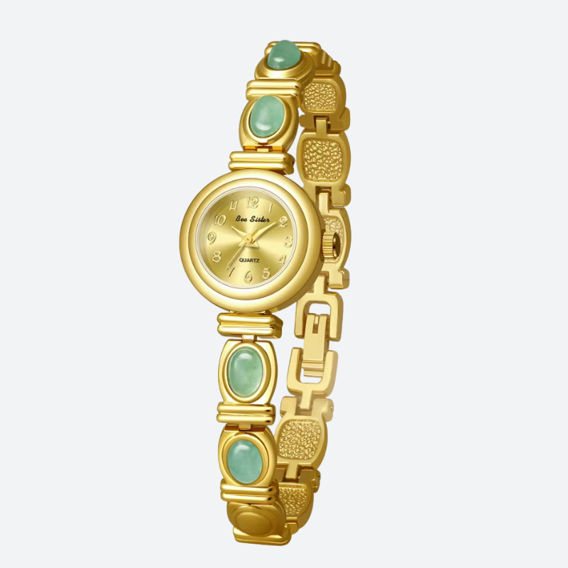 Montre Vintage Femme Pierres Naturelles Bijou