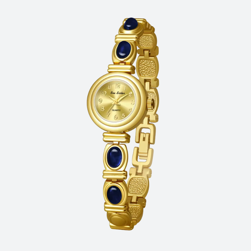 Montre Vintage Femme Pierres Naturelles Bijou