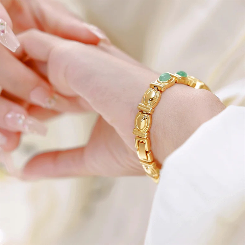 Montre Vintage Femme Pierres Naturelles Bijou
