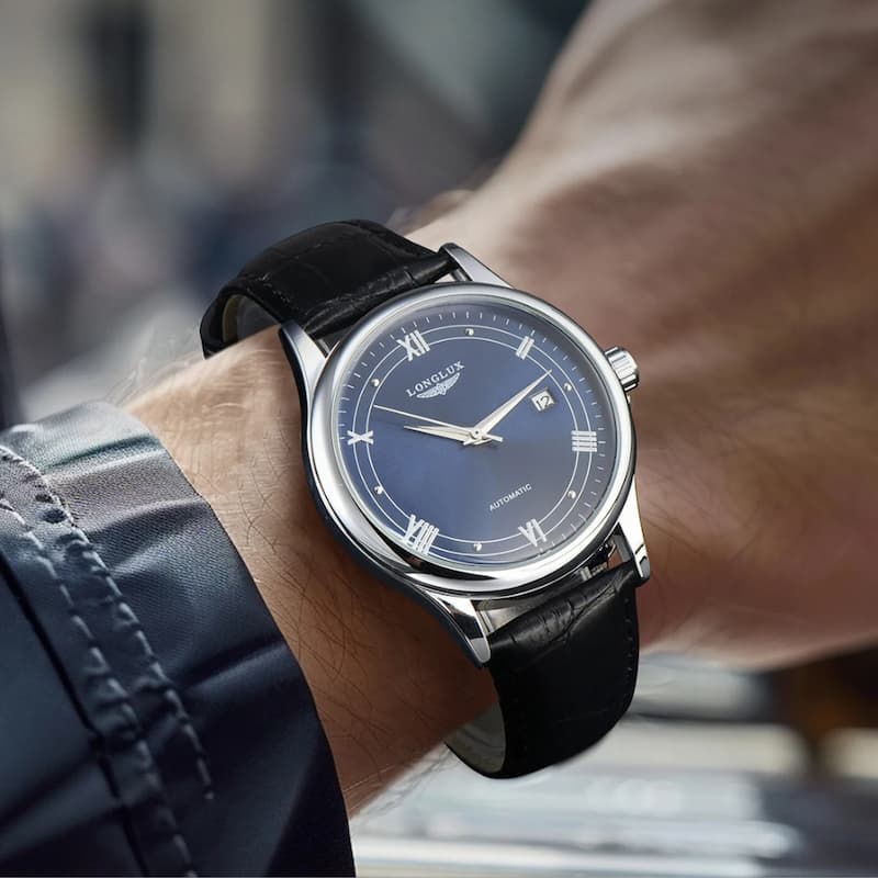 Montre Vintage Mécanique Homme Calendrier Complet