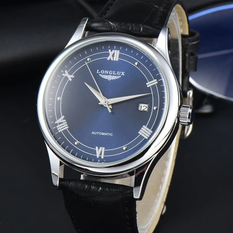 Montre Vintage Mécanique Homme Calendrier Complet