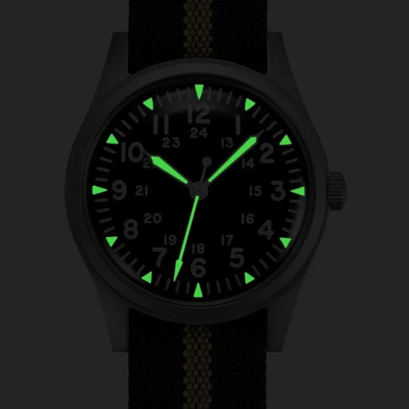 Montre Vintage Militaire Homme Quartz Style Rétro